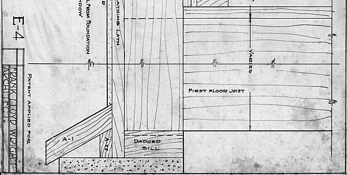 American System-Built (Ready-Cut) houses for The Richards Company, Floor Plan, Frank Lloyd Wright Foundation Archives: architectural drawings, ca. 1885–1959. The Frank Lloyd Wright Foundation Archives (The Museum of Modern Art | Avery Architectural & Fine Arts Library, Columbia University, New York) 1506.656